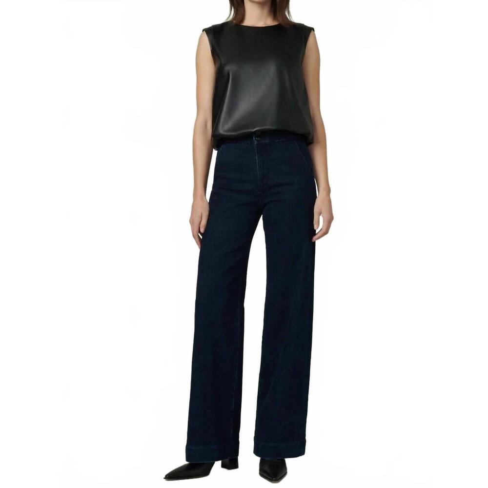 Joe's Jeans Navy Wide-Leg Pants
